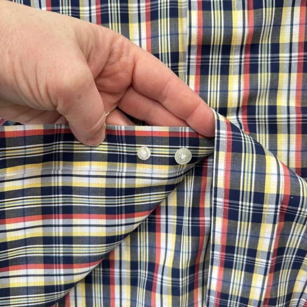 Brooks Brothers Men's Button Up Shirt Regent Non-Iron Supima Cotton Plaid Shirt - Picture 5 of 10